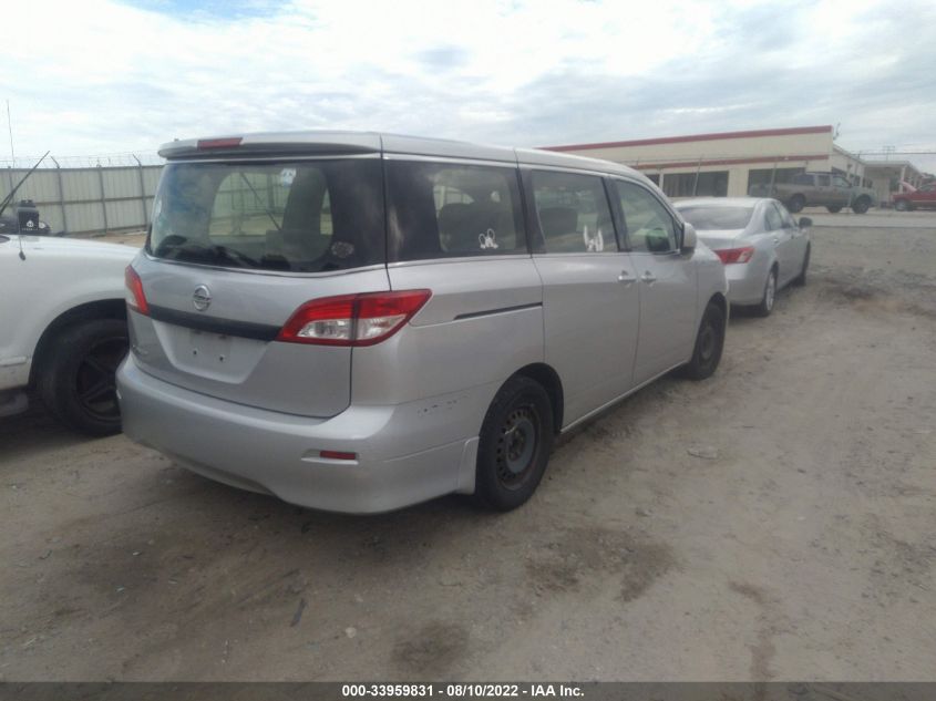 2013 NISSAN QUEST S JN8AE2KP0D9066629