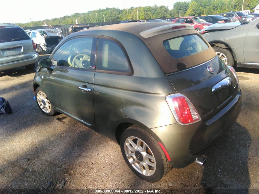2015 FIAT 500C POP 3C3CFFDRXFT667536