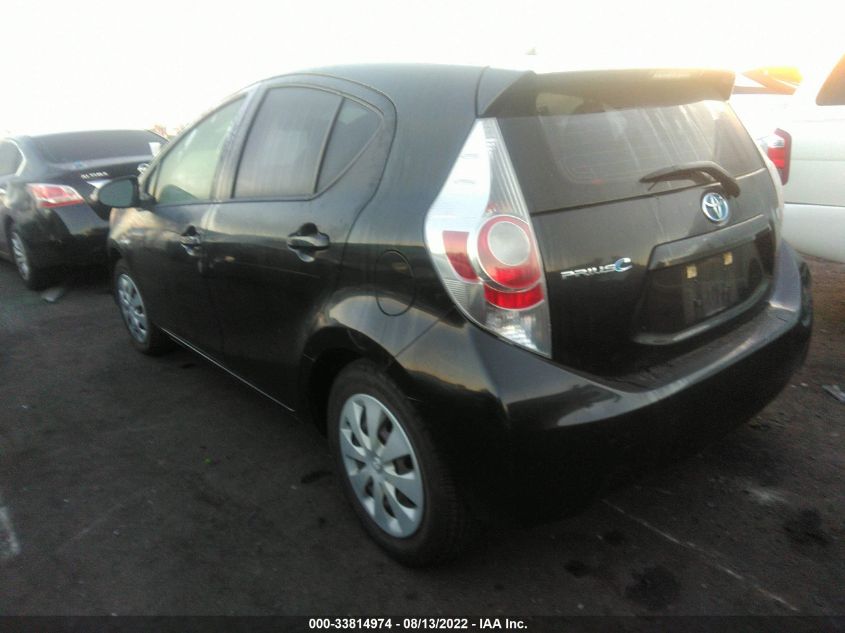 2013 TOYOTA PRIUS C ONE/TWO/THREE/FOUR JTDKDTB34D1546158