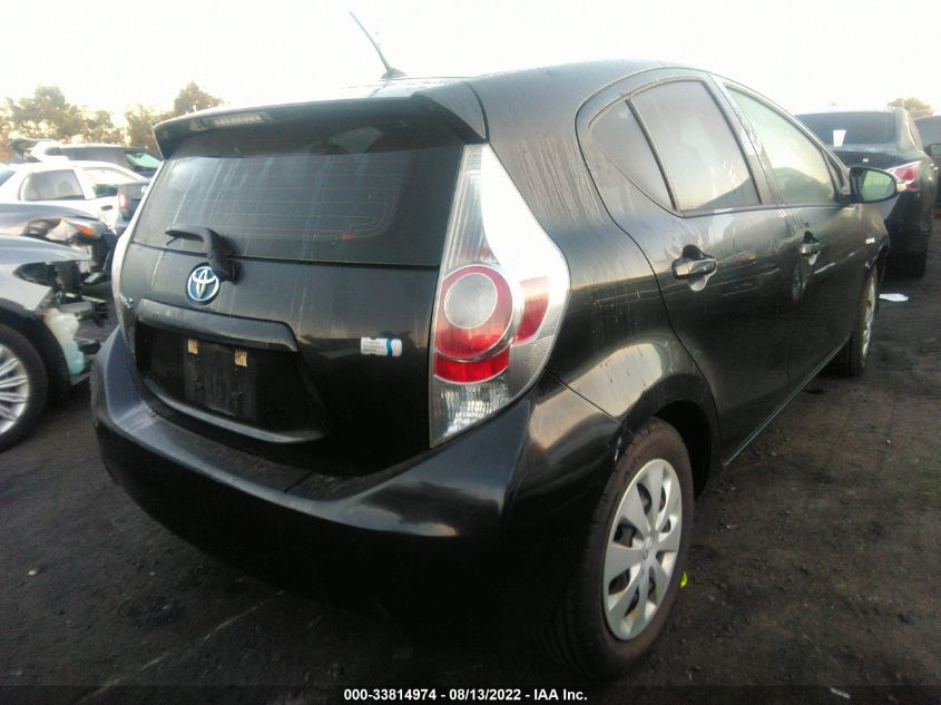 2013 TOYOTA PRIUS C ONE/TWO/THREE/FOUR JTDKDTB34D1546158