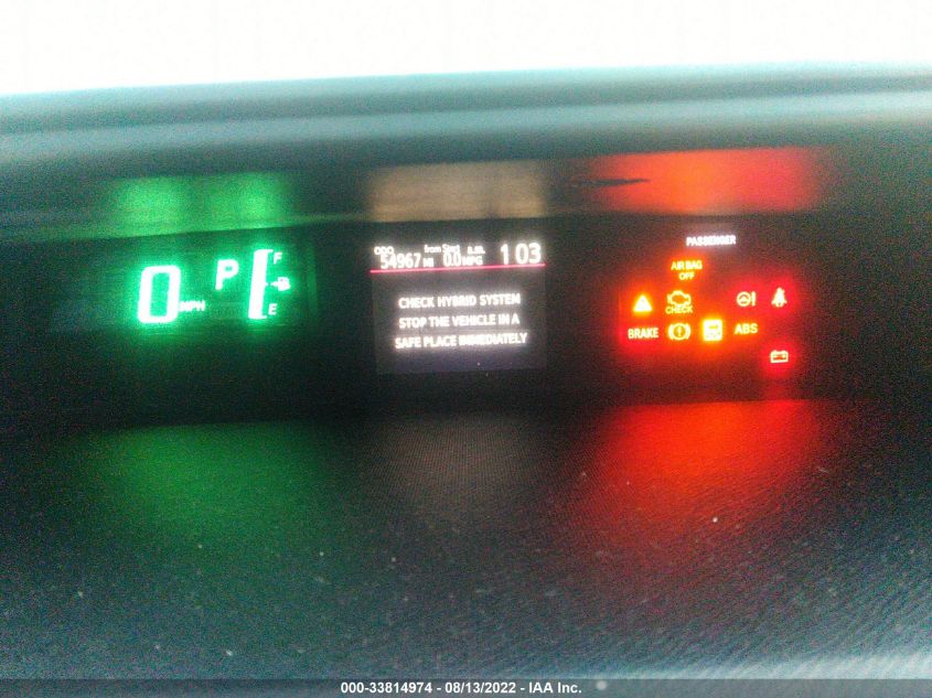 2013 TOYOTA PRIUS C ONE/TWO/THREE/FOUR JTDKDTB34D1546158