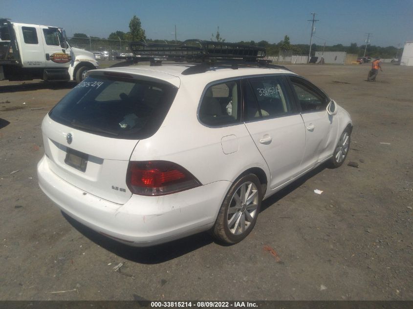 2014 VOLKSWAGEN JETTA SPORTWAGEN SE W/SUNROOF 3VWPP7AJ4EM603576