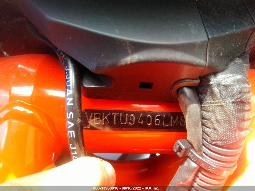 2020 KTM 890 DUKE R VBKTU9406LM800166