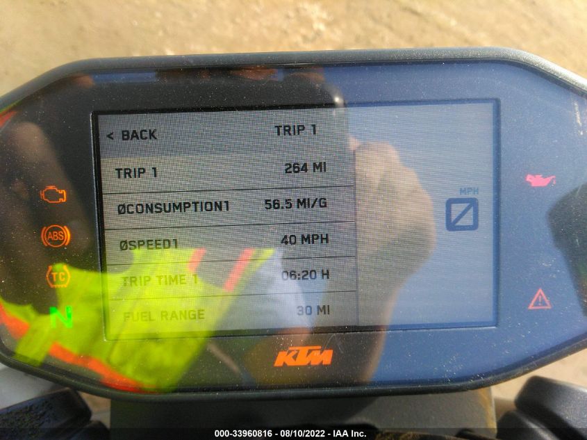 2020 KTM 890 DUKE R VBKTU9406LM800166