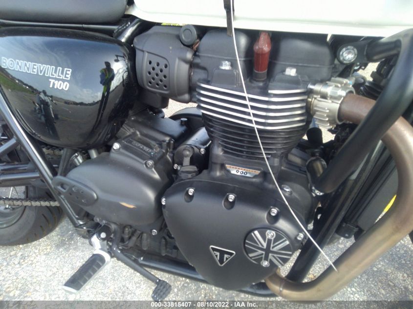2022 TRIUMPH MOTORCYCLE BONNEVILLE T100 SMTD10G74NTAF1427