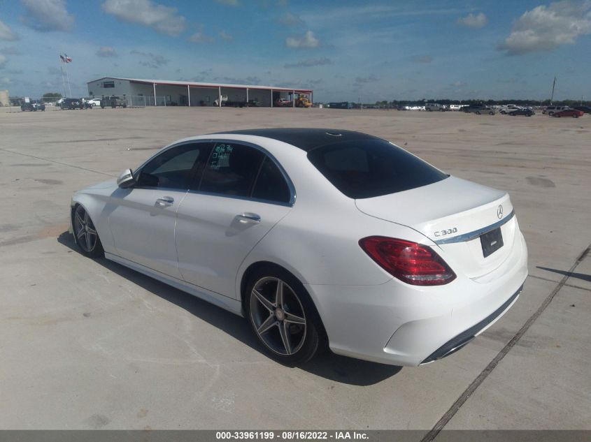 2015 MERCEDES-BENZ C-CLASS C 300 55SWF4JB7FU092605