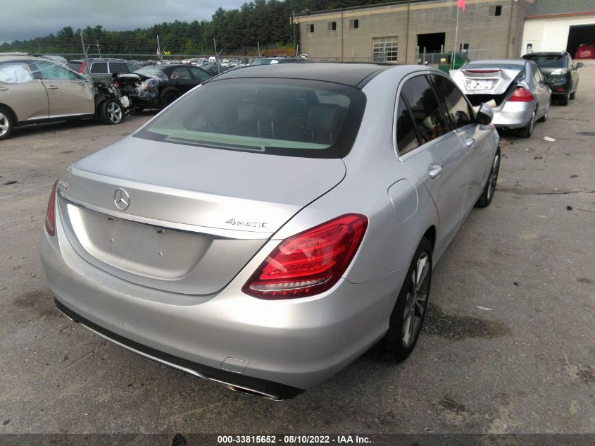 2015 MERCEDES-BENZ C 300 4MATIC 55SWF4KB9FU000389