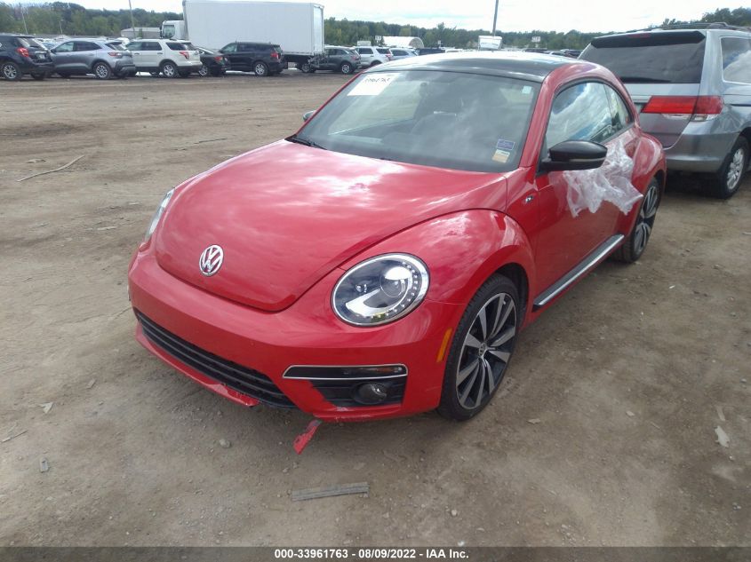 2014 VOLKSWAGEN BEETLE COUPE 2.0T TURBO R-LINE 3VWVS7AT4EM618425