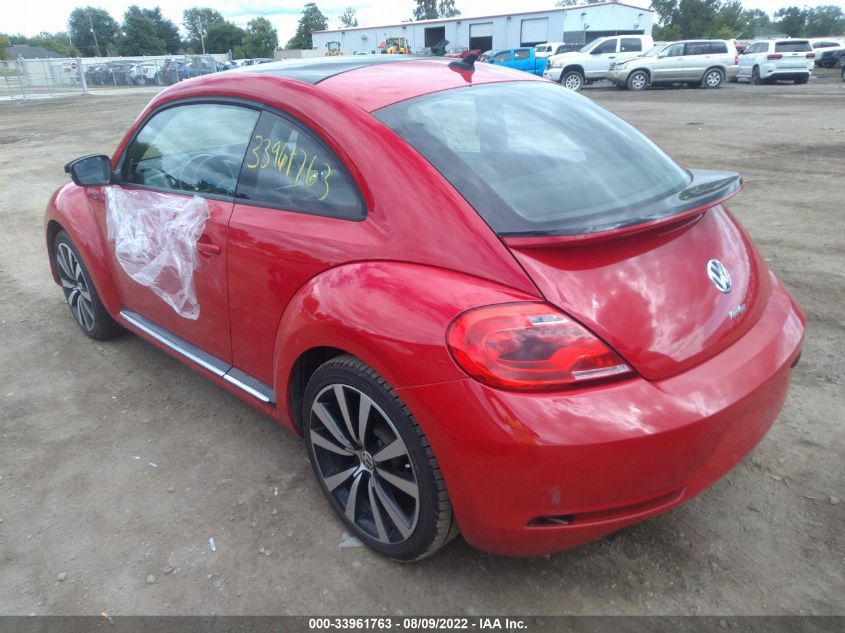 2014 VOLKSWAGEN BEETLE COUPE 2.0T TURBO R-LINE 3VWVS7AT4EM618425