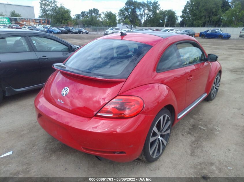2014 VOLKSWAGEN BEETLE COUPE 2.0T TURBO R-LINE 3VWVS7AT4EM618425