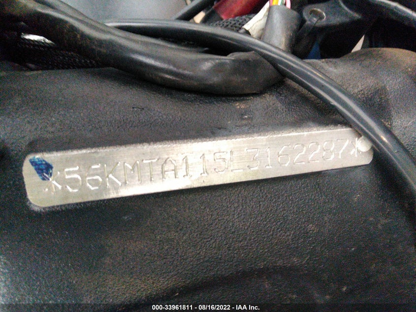VIN 56KMTA115L3162287 2020 INDIAN MOTORCYCLE CO. SCOUT BOBBER SIXTY ABS