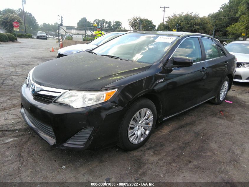 2014 TOYOTA CAMRY HYBRID 4T1BD1FK7EU112141