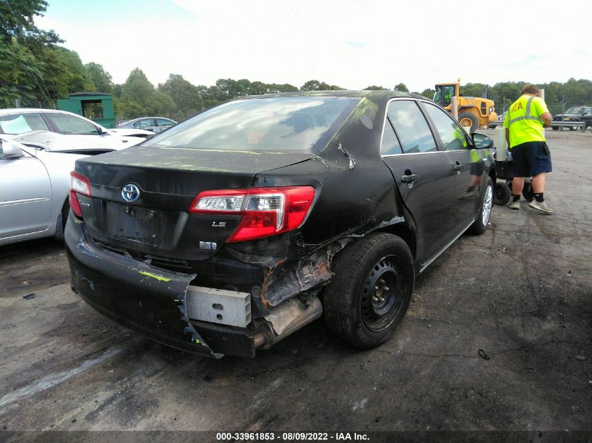 2014 TOYOTA CAMRY HYBRID 4T1BD1FK7EU112141
