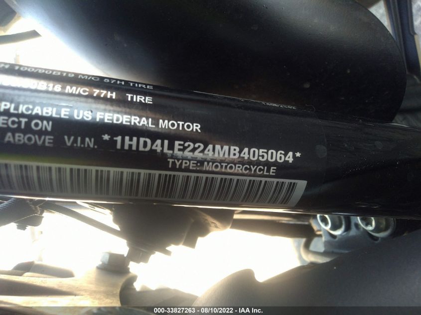 2021 HARLEY-DAVIDSON XL883 N 1HD4LE224MB4050