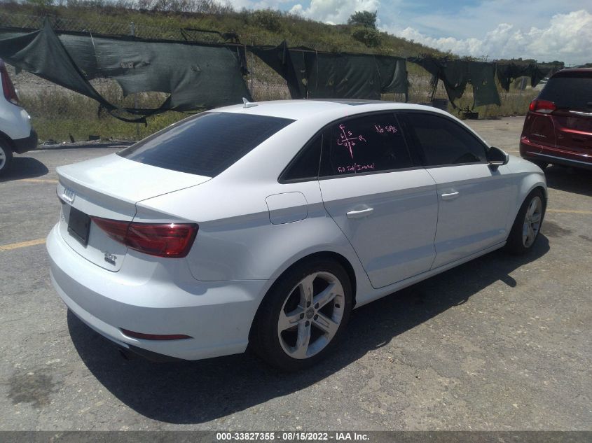 2018 AUDI A3 SEDAN PREMIUM/TECH PREMIUM WAUB8GFF0J1038861