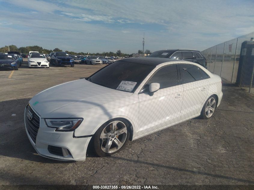 2018 AUDI A3 SEDAN PREMIUM/TECH PREMIUM WAUB8GFF0J1038861