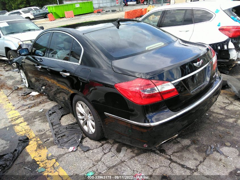 2013 HYUNDAI GENESIS 3.8L KMHGC4DD7DU221163