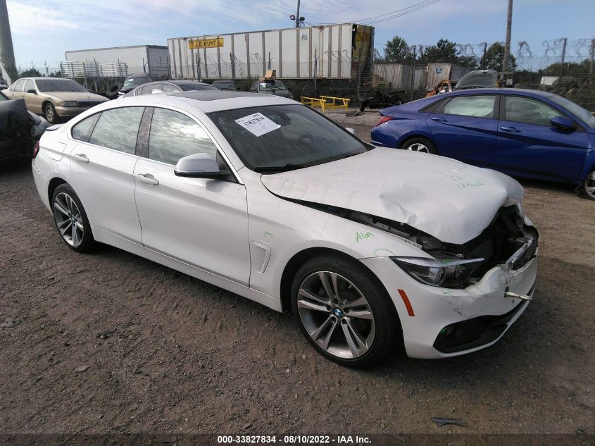 2019 BMW 430XI GRAN COUPE WBA4J3C5XKBL09244