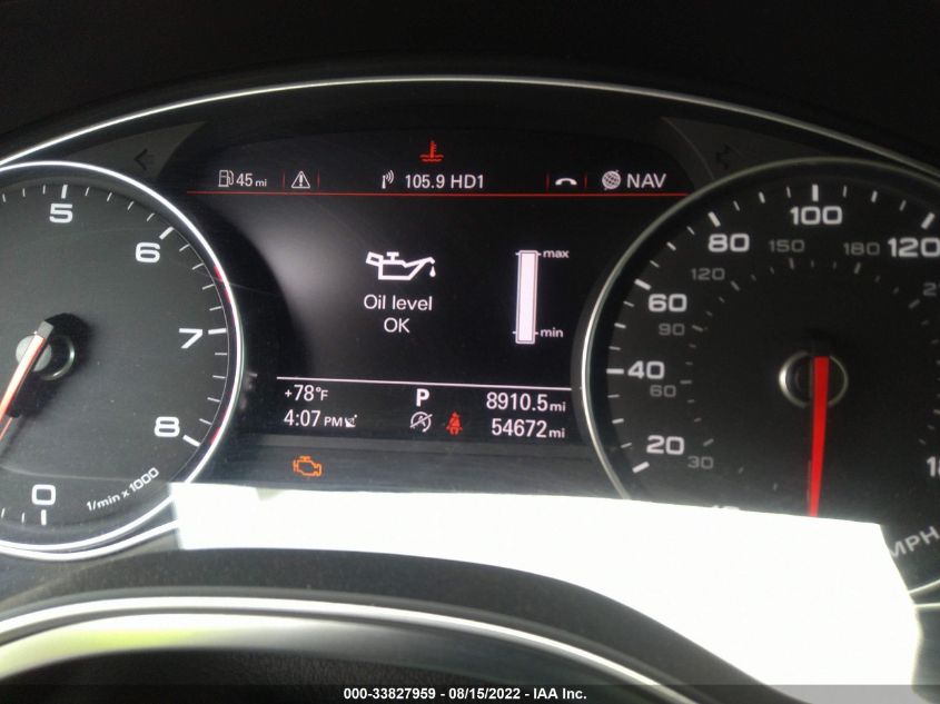 2013 AUDI A7 3.0 PRESTIGE WAU2GAFC8DN134773