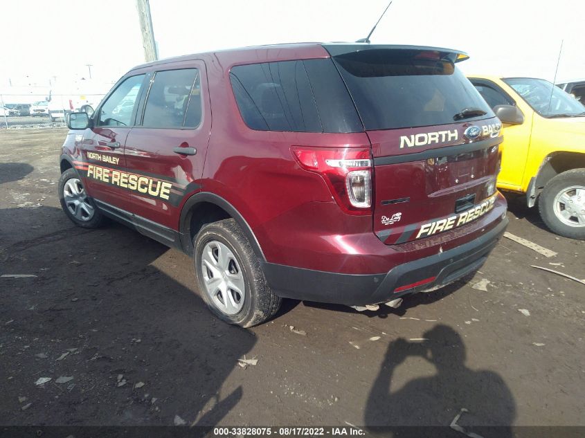 2015 FORD UTILITY POLICE 1FM5K8AR6FGC13929
