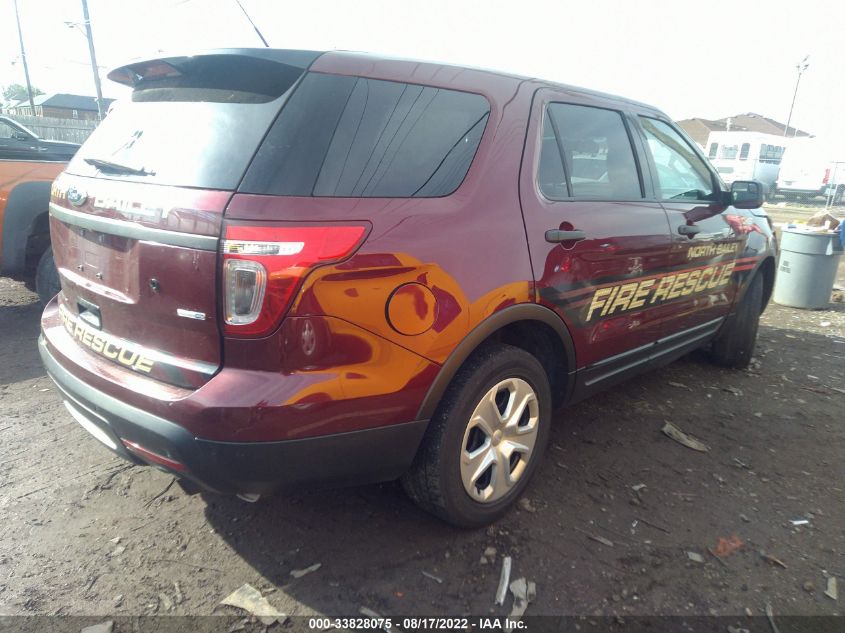 2015 FORD UTILITY POLICE 1FM5K8AR6FGC13929