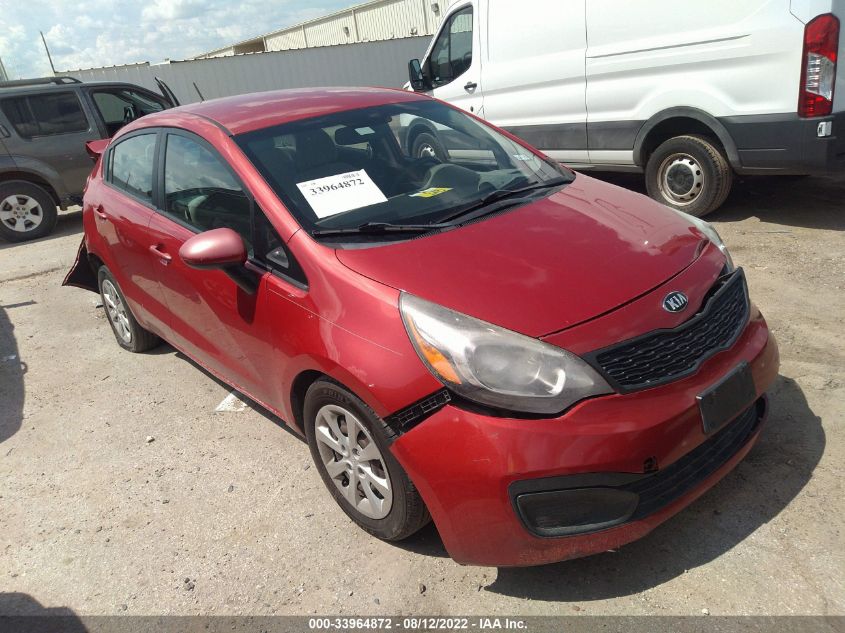 14 Kia Rio Lx Knadm4a34e Car History From Copart