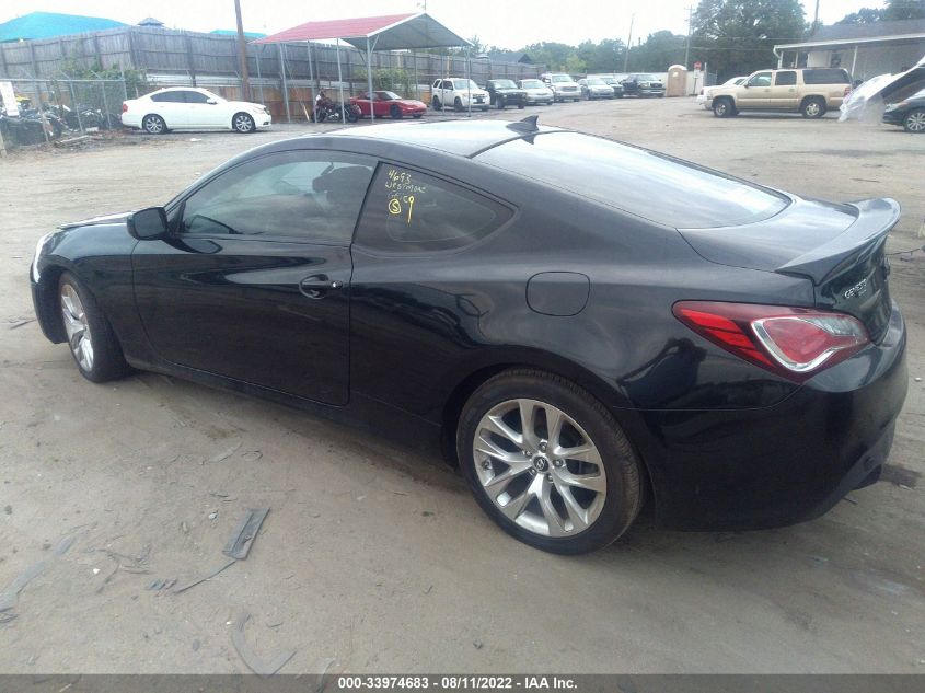 2013 HYUNDAI GENESIS COUPE 2.0T PREMIUM KMHHT6KD1DU099564