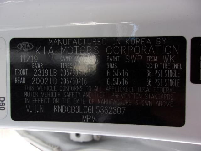 2020 KIA NIRO LX KNDCB3LC6L5362307