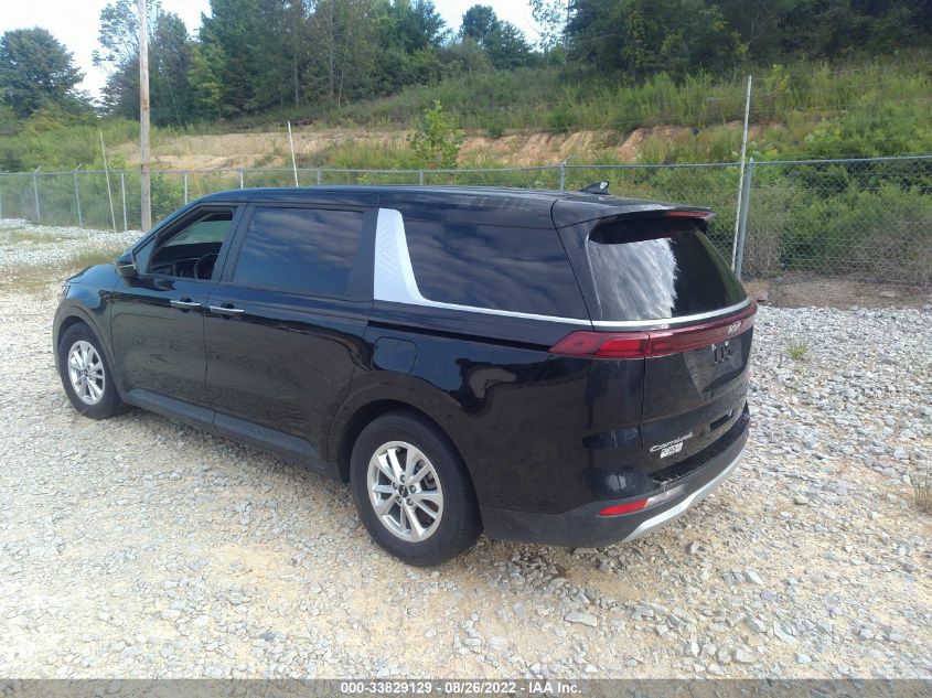 2022 KIA CARNIVAL LXS KNDNB4H38N6126567