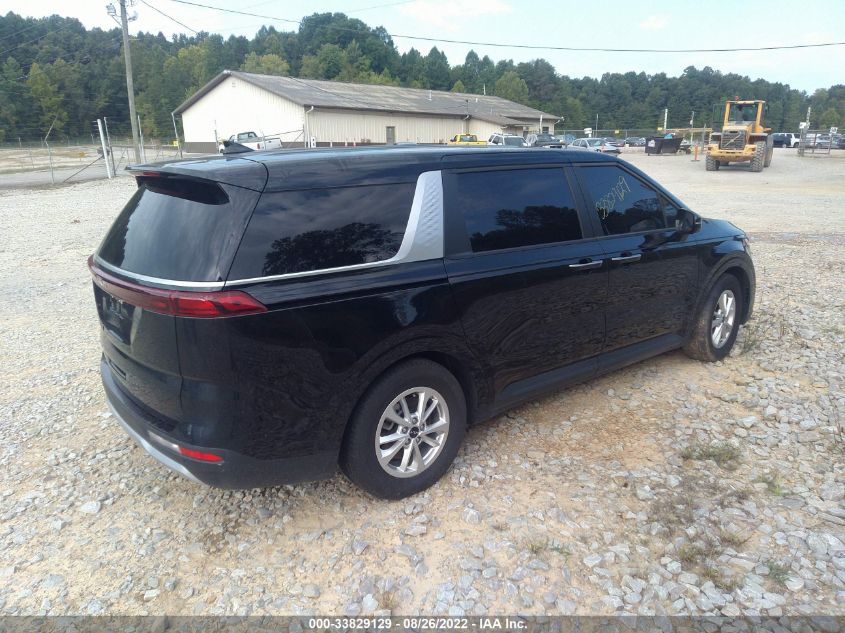2022 KIA CARNIVAL LXS KNDNB4H38N6126567
