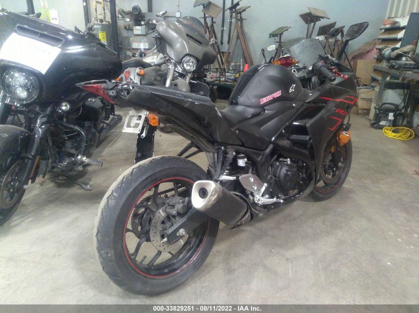 2017 YAMAHA YZFR3 MH3RH06Y6HK016122