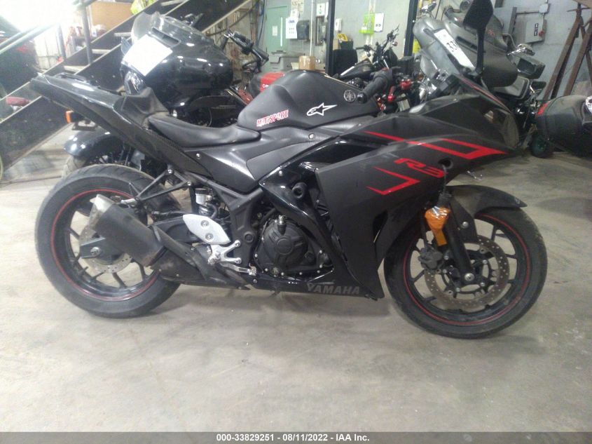 2017 YAMAHA YZFR3 MH3RH06Y6HK016122