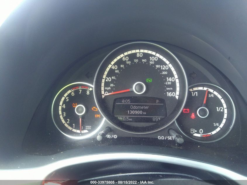 2013 VOLKSWAGEN BEETLE CONVERTIBLE 2.5L W/TECH 3VW5P7AT9DM804140