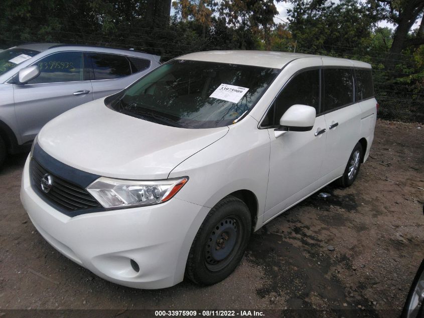 2013 NISSAN QUEST S JN8AE2KP0D9067506
