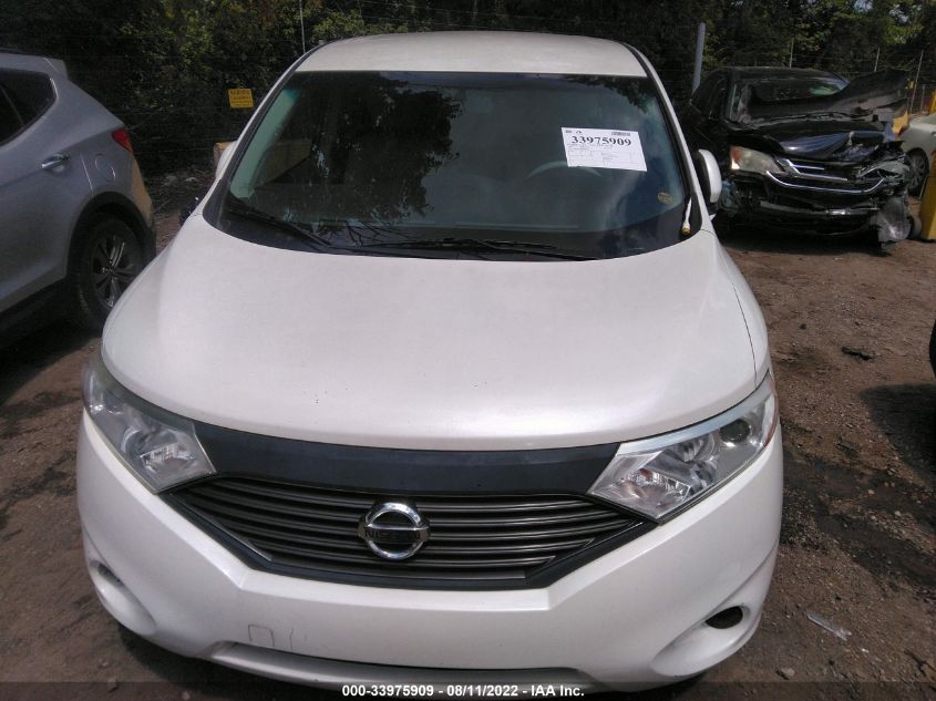 2013 NISSAN QUEST S JN8AE2KP0D9067506