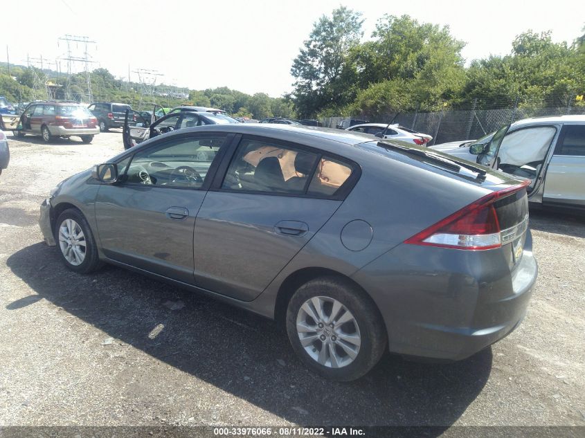 2013 HONDA INSIGHT EX JHMZE2H70DS004046