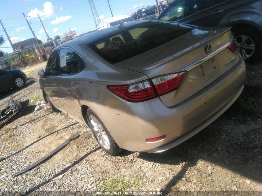2013 LEXUS ES 300H HYBRID JTHBW1GGXD2007739
