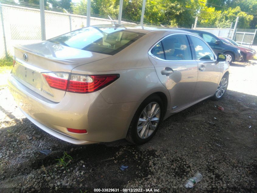 2013 LEXUS ES 300H HYBRID JTHBW1GGXD2007739