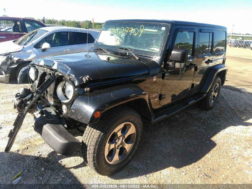 2018 JEEP WRANGLER JK UNLIMITED SAHARA 1C4BJWEG4JL829894