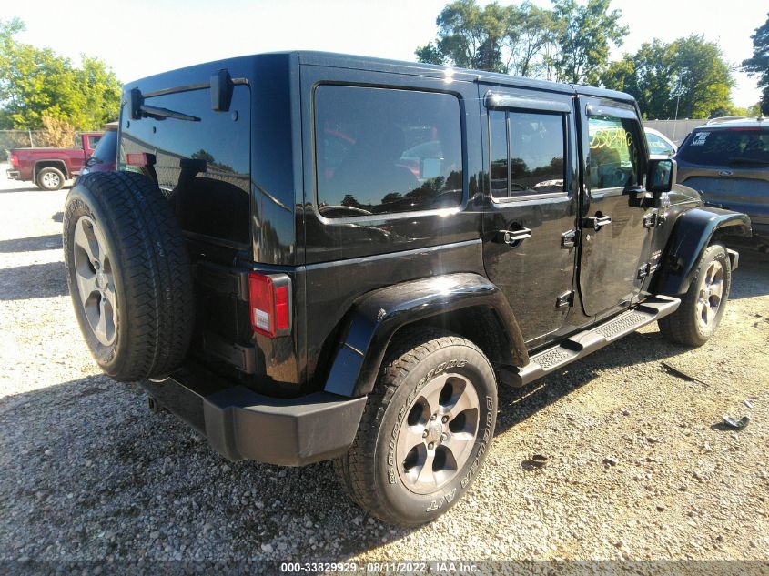 2018 JEEP WRANGLER JK UNLIMITED SAHARA 1C4BJWEG4JL829894