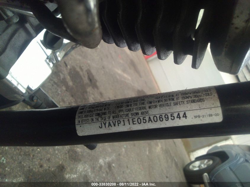 2005 YAMAHA XVS1100 A JYAVP11E05A069544