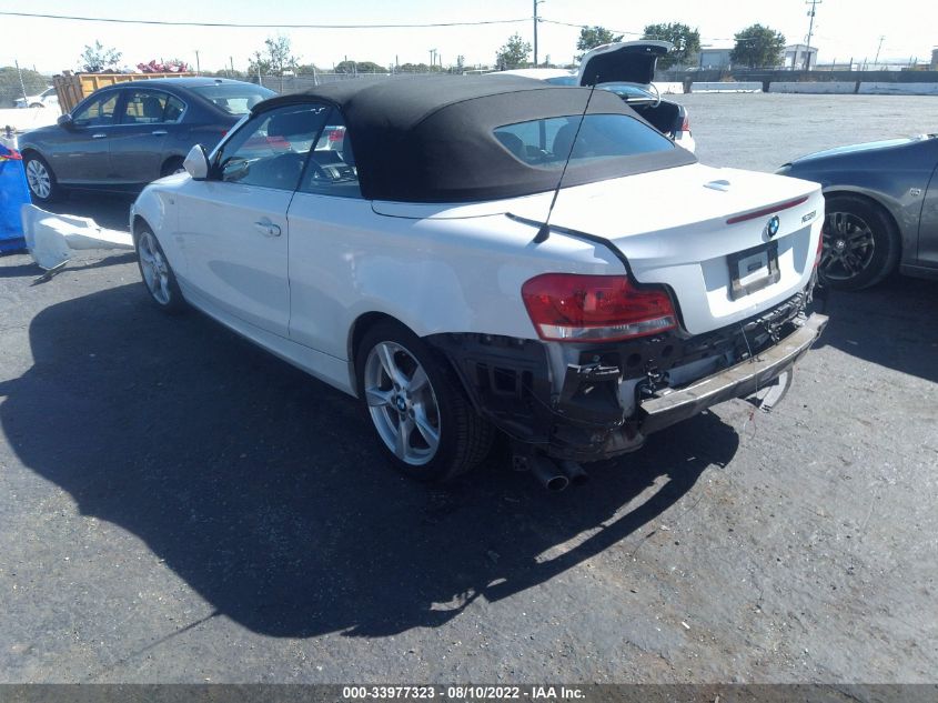 2013 BMW 1 SERIES 128I WBAUN1C57DVR01548