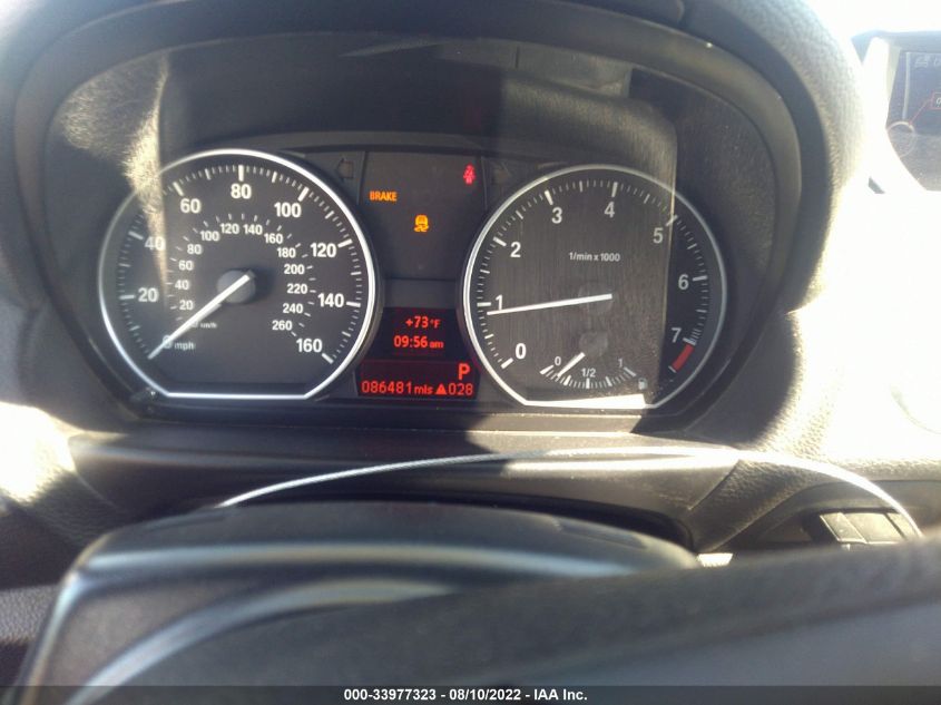 2013 BMW 1 SERIES 128I WBAUN1C57DVR01548