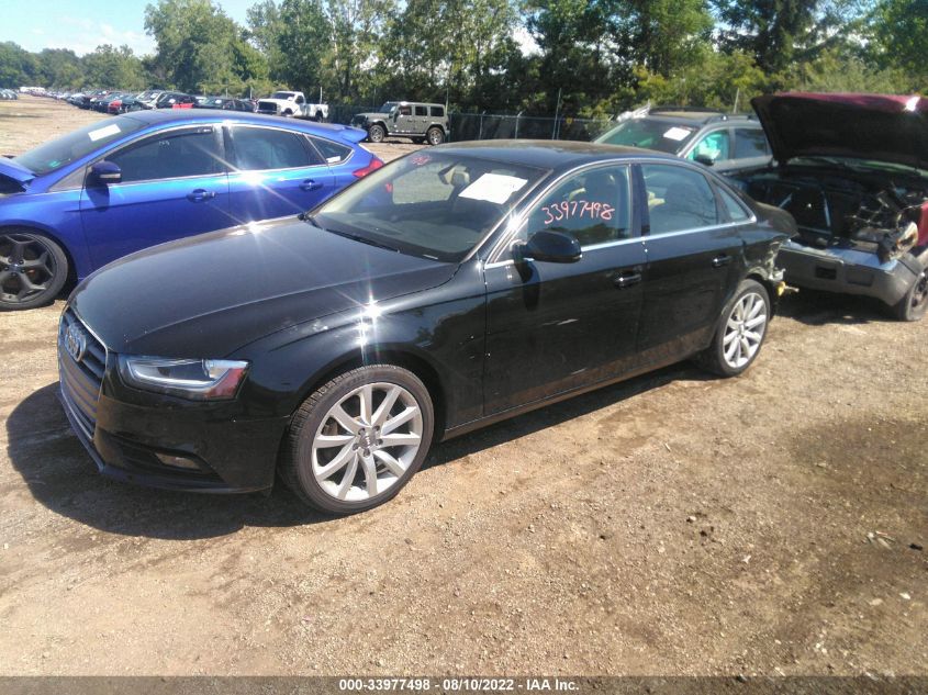 2013 AUDI A4 PREMIUM PLUS WAUFFAFL7DA166285