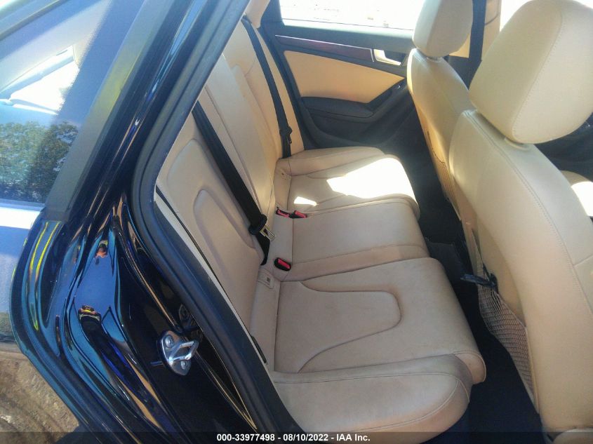 2013 AUDI A4 PREMIUM PLUS WAUFFAFL7DA166285