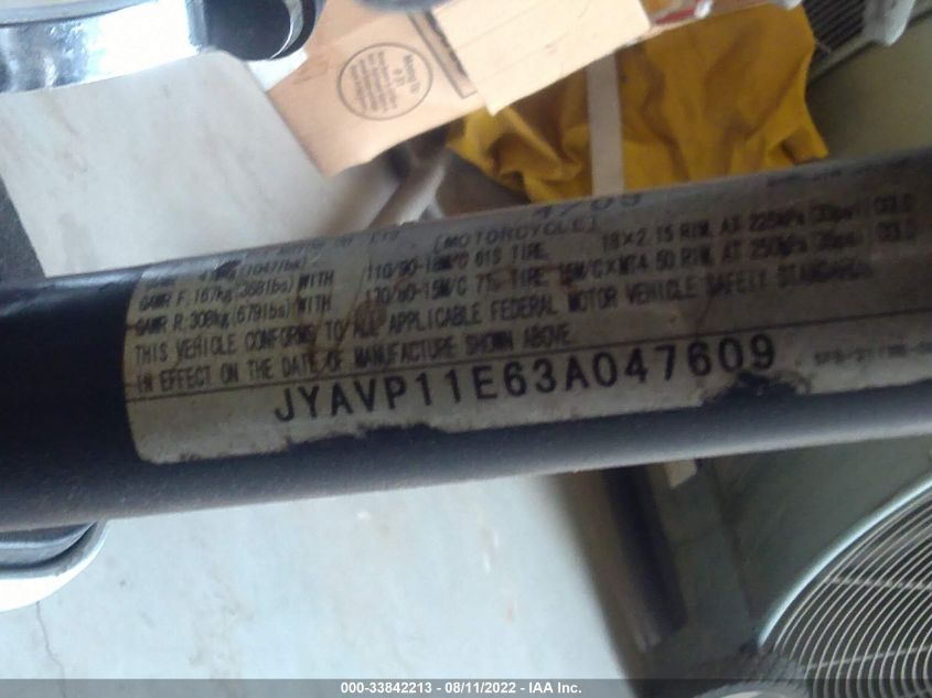 2003 YAMAHA XVS1100 A JYAVP11E63A047609