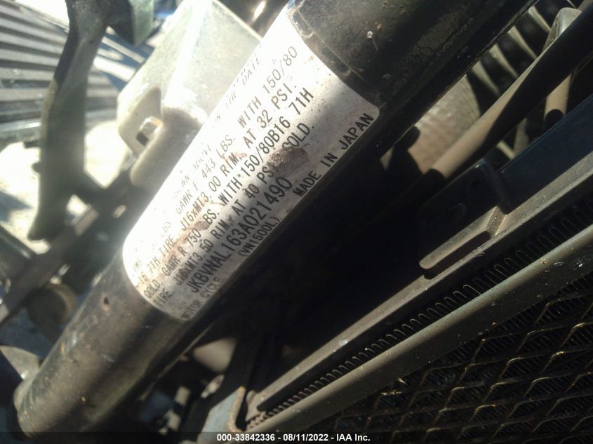 2003 KAWASAKI VN1500 L JKBVNAL163A021490