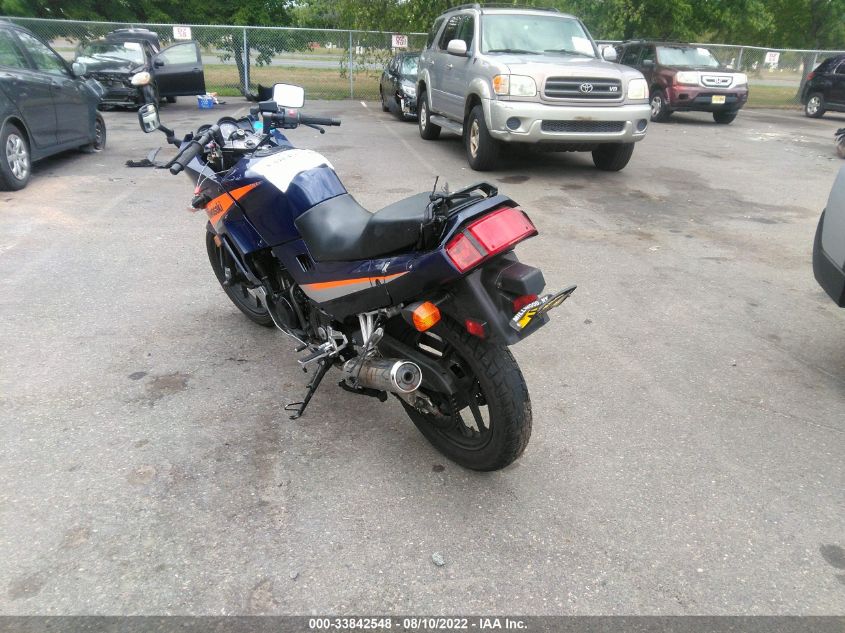 2005 KAWASAKI EX250 F JKAEXMF195DA13142