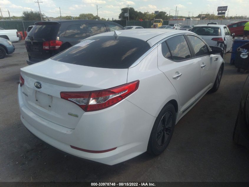 2013 KIA OPTIMA HYBRID LX KNAGM4AD3D5057651