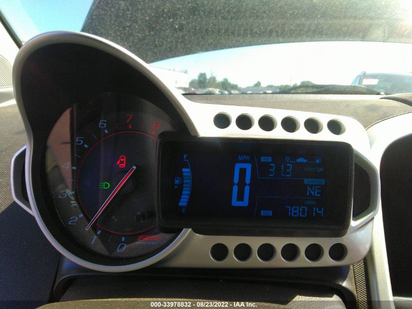 2013 CHEVROLET SONIC 4D LT 1610H65B9D4225264